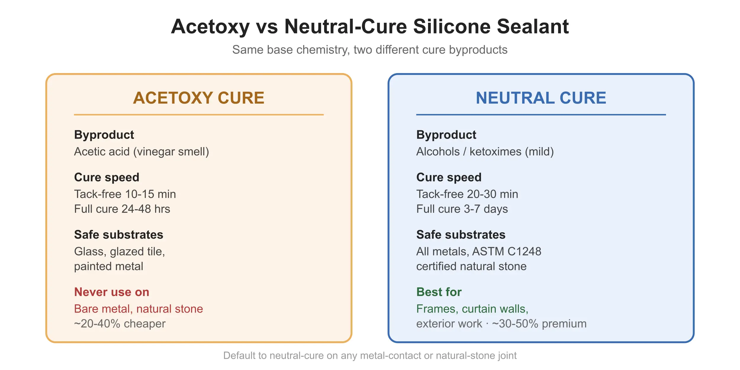 Silicone Sealant Guide: Types, Cure Times, and Uses