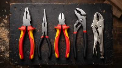 Types of Pliers: Jaw Shapes, Grip and What Each Pair Is For