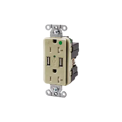 Hospital-Grade Straight-Blade Receptacles with USB Ports thumbnail