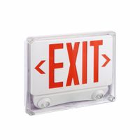 Wet Location Combination Exit Signs & Emergency Lights thumbnail