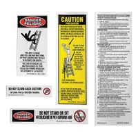 Warning & Rating Labels for Ladders thumbnail