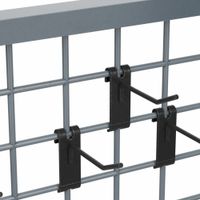 Wire Grid Panel Shelves & Hooks thumbnail