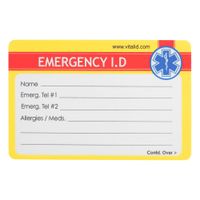 Emergency Identification Cards & Labels thumbnail