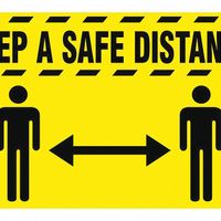 Social-Distancing Message Entrance Mats thumbnail