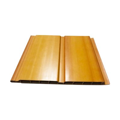 panelit pvc ceiling profile hollow 8"x5.8mtrs golden brown (grooved)