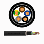 METSEC CU/XLPE/SWA/LSZH ARMOURED CABLE 5COREx10.00MM BLACK (BS) - Loose