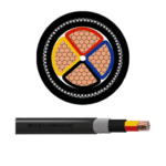 METSEC CU/XLPE/SWA/LSZH ARMOURED CABLE 4COREx70.00MM BLACK (SECTOR) - Loose