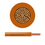 METSEC AUTO CABLE 3.00MM BROWN (Roll=100m)