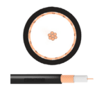 METSEC DOUBLE BRAID COAXIAL CABLE RG59 (TYPE 1) - Loose