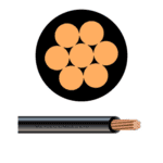 METSEC PVC INSULATED ELECTRIC CABLE SINGLE CORE 2.50MM MULTI STRAND BLACK (NEW, Roll=100m)
