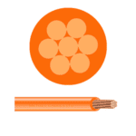 METSEC PVC INSULATED ELECTRIC CABLE SINGLE CORE 2.50MM MULTI STRAND ORANGE (Roll=100m)