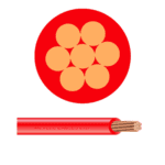 METSEC PVC INSULATED ELECTRIC CABLE SINGLE CORE 50.00MM MULTI STRAND RED - Loose