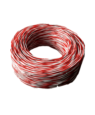 metsec instrument cable (jumper wire) 2corex0.50mm red/white - loose