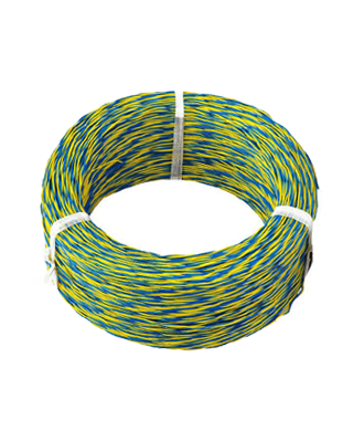 metsec instrument cable (jumper wire) 2corex0.80mm yellow/blue - loose