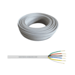 METSEC ALARM CABLE 6CORE WHITE - Loose