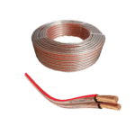 METSEC SPEAKER WIRE/CABLE 2COREx0.15/70 CLEAR - Loose