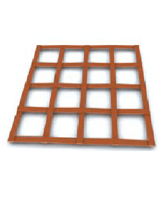 metsec copper lattice mat 600x600x3mm (heavy)