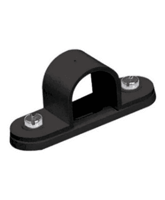 metsec pp saddle spacer bar 40mm black (pkt=100pc)