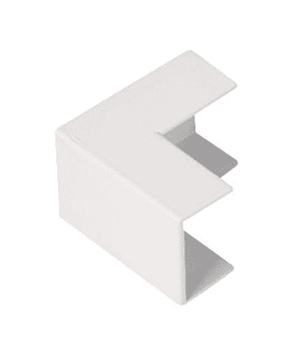 metsec pvc external angle for trunking 200x50mm white