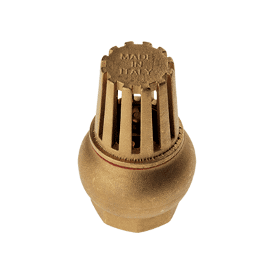 bossini brass foot valve 1/2" flap type #18