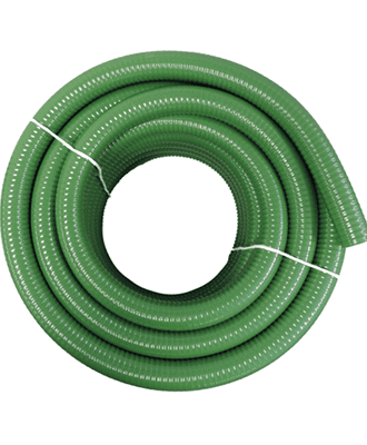 camel pvc suction hose 8" green (roll=16m)