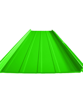 smartroof pvc roof profile green