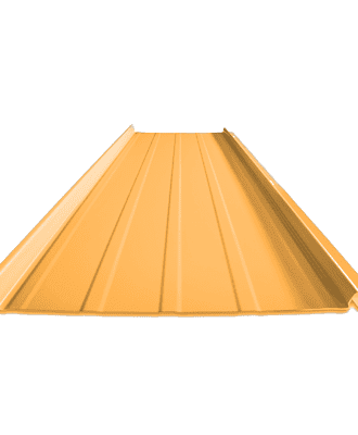 smartroof pvc roof profile terracotta