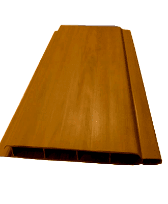 panelit pvc ceiling profile hollow 110mmx5.8mtrs mahogany