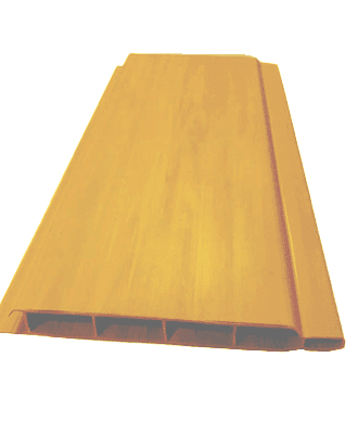 panelit pvc ceiling profile hollow 110mmx5.8mtrs golden brown