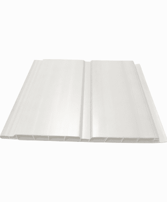 panelit pvc ceiling profile hollow 8"x5.8mtrs white (grooved)