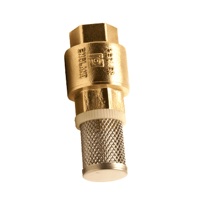 pegler brass foot valve 1" spring type #1064pt