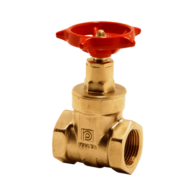 pegler brass gate valve 2" #1065