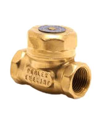 pegler brass swing check valve 1" pn25 #1062
