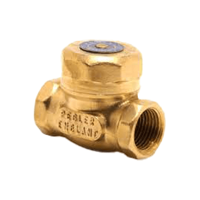 pegler brass swing check valve 1" pn25 #1062