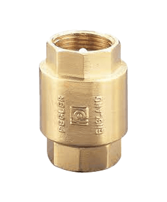 pegler brass spring check valve 1" #1063pt