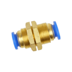 PNEUMATIC FITTING BRASS UNION CONNECTOR 4MM