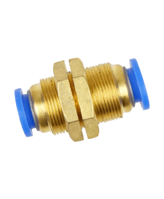 pneumatic fitting brass union connector 4mm