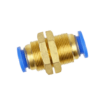 PNEUMATIC FITTING BRASS UNION CONNECTOR 10MM