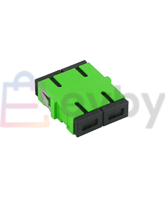 fibre adaptor single mode sc duplex green