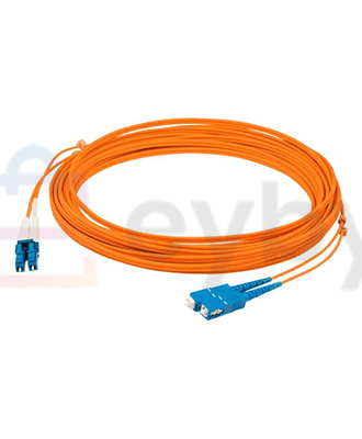 fibre pigtail multi mode 50/125 lc 2mtrs orange
