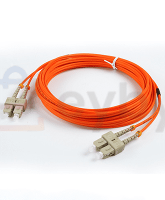 fibre patchcord multi mode 50/125 sc/sc duplex 1mtr orange