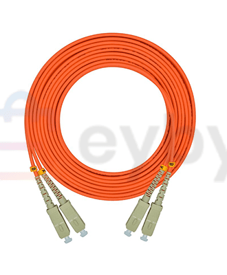 fibre patchcord multi mode 50/125 sc/sc duplex 10mtrs orange