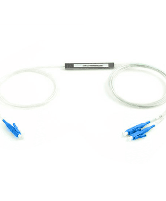 plc splitter 1x2 0.9mm with lc/upc connectors
