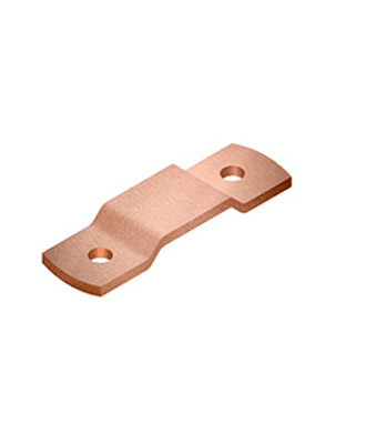 copper tape saddle 25mm brass l/d
