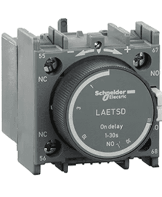 schneider easypact tvs time delay on delay 1no+1nc #laetsd