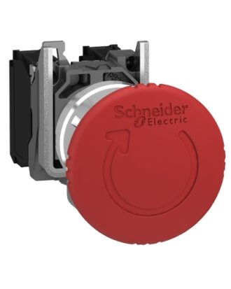 schneider harmony emergency stop push button turn to release w/o box #xb4bs8442
