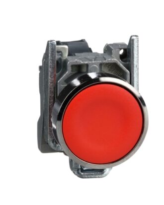 schneider harmony push button 22mm red #xb4ba42