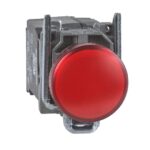 SCHNEIDER HARMONY PILOT LIGHT PROTECTED LED 22MM RED #XB4BVM4