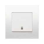 SCHNEIDER VIVACE SWITCH 45A 1G 1W DP C/W LED INDICATOR WHITE #KB31DR45N_WE