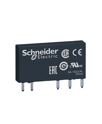 schneider zelio slim interface plug in relay 6a 1co 48vdc #rsl1ab4ed